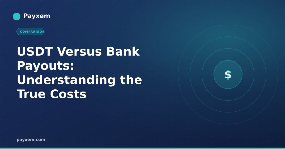USDT Versus Bank Payouts: Understanding the True Costs